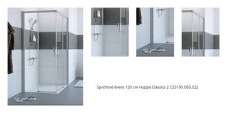 Sprchové dvere 120 cm Huppe Classics 2 C25105.069.322 1