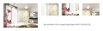 Sprchové dvere 120 cm Huppe Design Elegance 8E0114.092.322.730 1