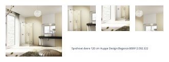 Sprchové dvere 120 cm Huppe Design Elegance 8E0912.092.322 1