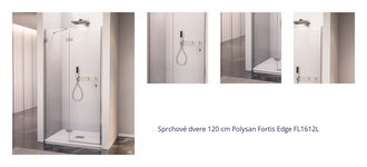 Sprchové dvere 120 cm Polysan Fortis Edge FL1612L 1