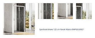 Sprchové dvere 120 cm Ravak Matrix 0WPG0U00Z1 1