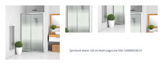 Sprchové dvere 120 cm Roth Lega Line 556-1200000-00-21 1