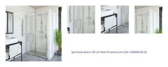 Sprchové dvere 120 cm Roth Proxima Line 526-1200000-00-02 1