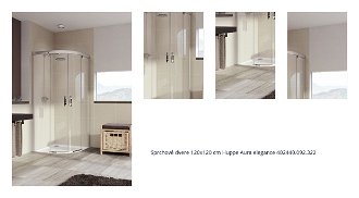 Sprchové dvere 120x120 cm Huppe Aura elegance 402440.092.322 1