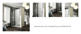 Sprchové dvere 130 cm Huppe Solva pure ST0405.092.322 1