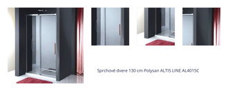 Sprchové dvere 130 cm Polysan ALTIS LINE AL4015C 1