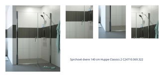 Sprchové dvere 140 cm Huppe Classics 2 C24710.069.322 1