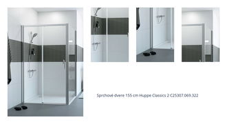 Sprchové dvere 155 cm Huppe Classics 2 C25307.069.322 1