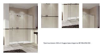 Sprchové dvere 160 cm Huppe Aura elegance 401904.092.322 1