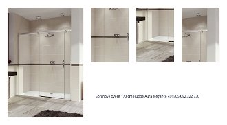 Sprchové dvere 170 cm Huppe Aura elegance 401805.092.322.730 1