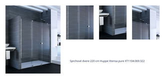 Sprchové dvere 220 cm Huppe Xtensa pure XT1104.069.322 1