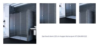 Sprchové dvere 220 cm Huppe Xtensa pure XT1204.069.322 1