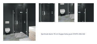 Sprchové dvere 70 cm Hüppe Solva pure ST4701.092.322 1