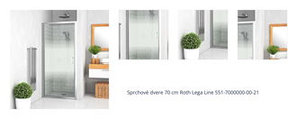 Sprchové dvere 70 cm Roth Lega Line 551-7000000-00-21 1