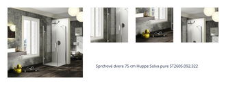 Sprchové dvere 75 cm Huppe Solva pure ST2605.092.322 1