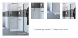 Sprchové dvere 85 cm Huppe Classics 2 C25208.069.322 1