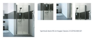 Sprchové dvere 90 cm Huppe Classics 2 C23702.069.321 1
