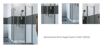 Sprchové dvere 90 cm Huppe Classics 2 C24011.069.322 1