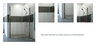Sprchové dvere 90 cm Huppe Classics 2 C24706.069.322 1