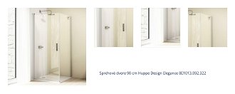 Sprchové dvere 90 cm Huppe Design Elegance 8E1013.092.322 1