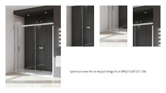 Sprchové dvere 90 cm Huppe Design Pure 8P0211.087.321.730 1