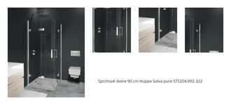 Sprchové dvere 90 cm Huppe Solva pure ST5204.092.322 1