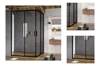 Sprchové dvere 90 cm Ravak Blix Slim X1XM70300Z1 3