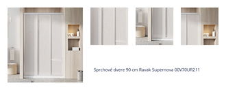 Sprchové dvere 90 cm Ravak Supernova 00V70UR211 1