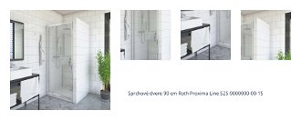 Sprchové dvere 90 cm Roth Proxima Line 525-9000000-00-15 1