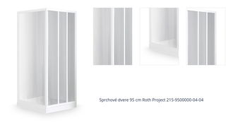 Sprchové dvere 95 cm Roth Project 215-9500000-04-04 1