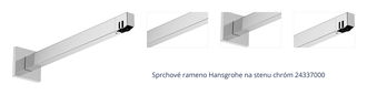 Sprchové rameno Hansgrohe na stenu chróm 24337000 1