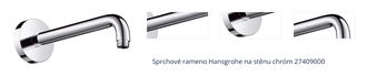 Sprchové rameno Hansgrohe na stěnu chróm 27409000 1