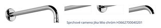 Sprchové rameno Jika Mio chróm H3662700040201 1