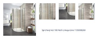 Sprchový kút 100 Roth Limaya Line 1135008269 1