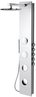 Sprchový panel Sapho 5SIDE ROUND s pákovou batériou biela 80217 2