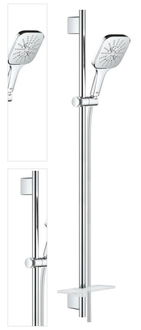 Sprchový set Grohe RAINSHOWER SmartActive Cube na stenu s poličkou chróm 26586000 4