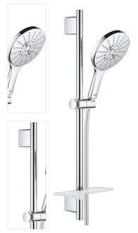 Sprchový set Grohe RAINSHOWER SmartActive na stenu s poličkou chróm 26592000 4