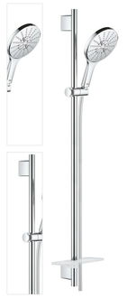 Sprchový set Grohe RAINSHOWER SmartActive na stenu s poličkou chróm 26594000 4