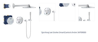 Sprchový set Grohe SmartControl chróm 34709000 1