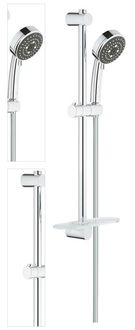 Sprchový set Grohe Vitalio Comfort na stenu chróm 26096000 4