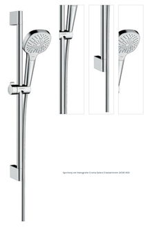 Sprchový set Hansgrohe Croma Select E biela/chróm 26581400 1