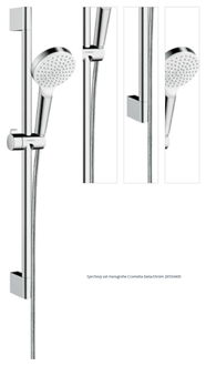 Sprchový set Hansgrohe Crometta biela/chróm 26554400 1