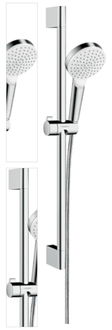 Sprchový set Hansgrohe Crometta biela/chróm 26554400 4