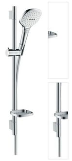 Sprchový set Hansgrohe Raindance Select E na stenu s mydlovničkou biela / chróm 26620400 3