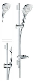 Sprchový set Hansgrohe Raindance Select E na stenu s mydlovničkou biela / chróm 26620400 4