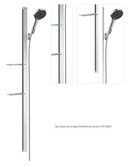 Sprchový set Hansgrohe Rainfinity chróm 27673000 1