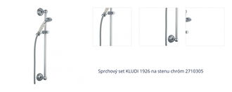 Sprchový set KLUDI 1926 na stenu chróm 2710305 1