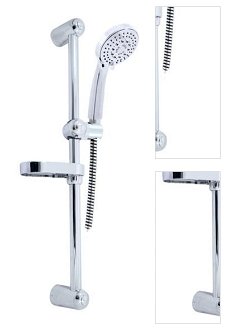 Sprchový set RAV SLEZÁK s držiakom sprchy a sprchovou hadicou chróm SK0005 3