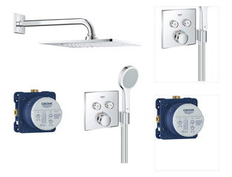 Sprchový systém Grohe Grohtherm SmartControl pod omietku vrátane podomietkového telesa chróm 34742000 3