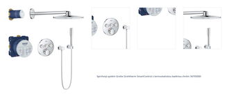 Sprchový systém Grohe Grohtherm SmartControl s termostatickou batériou chróm 34705000 1